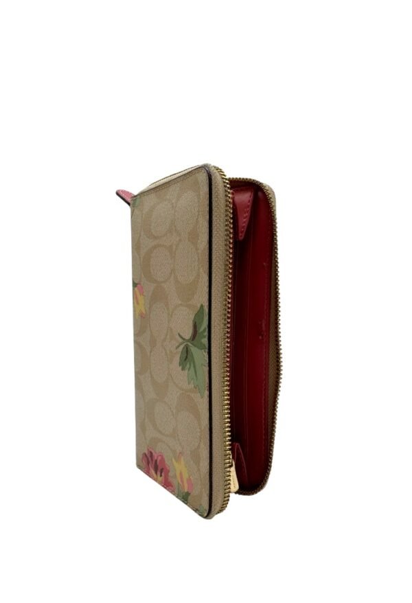 COACH - WALLET ZIP AROUND FLORAL - Image 6